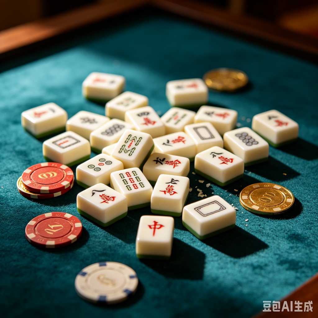 modern color mahjong tiles